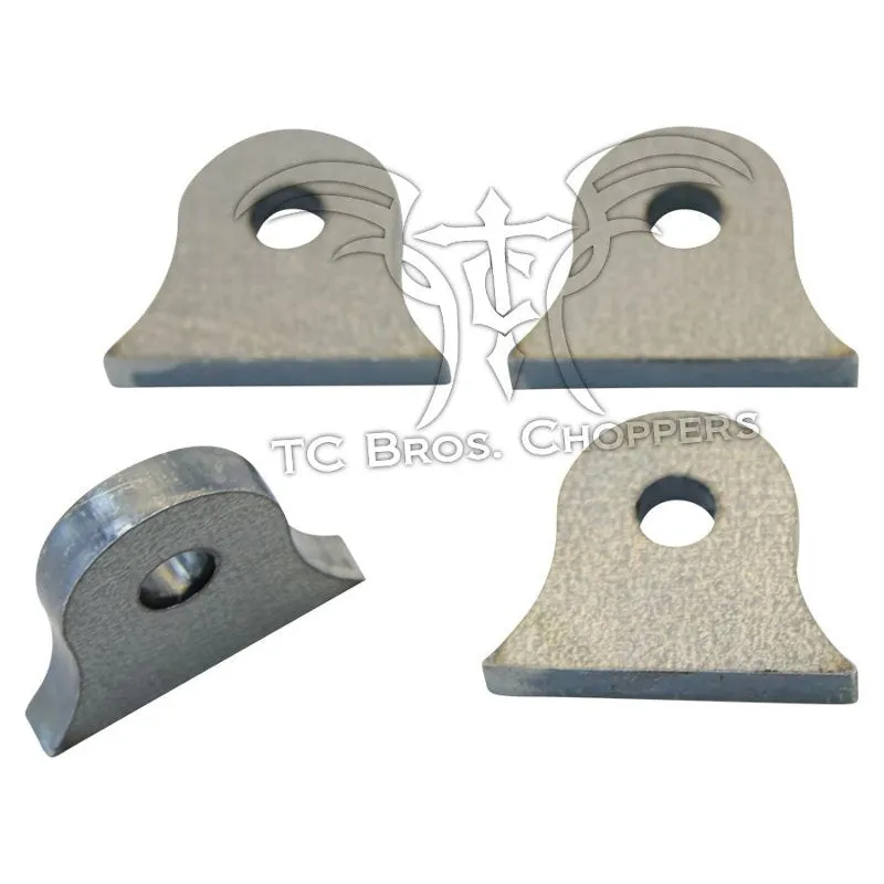 Weld On Steel Mounting Tabs Vintage Style 6 by TC Bros