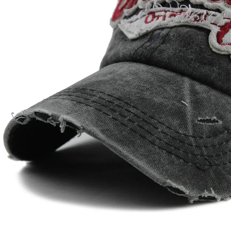 West Louis™ Vintage Gorras Letter Baseball CapS