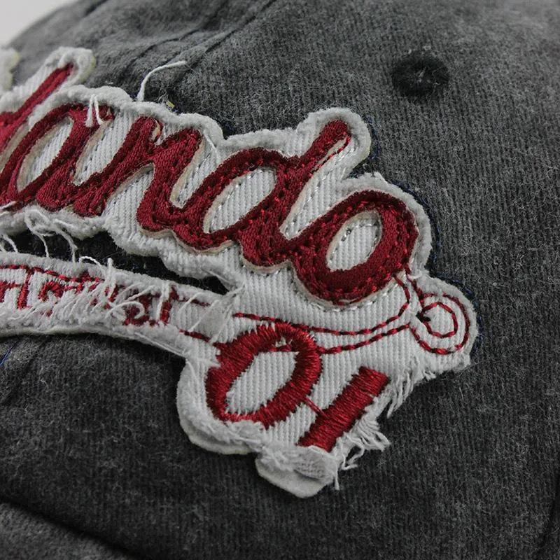 West Louis™ Vintage Gorras Letter Baseball CapS