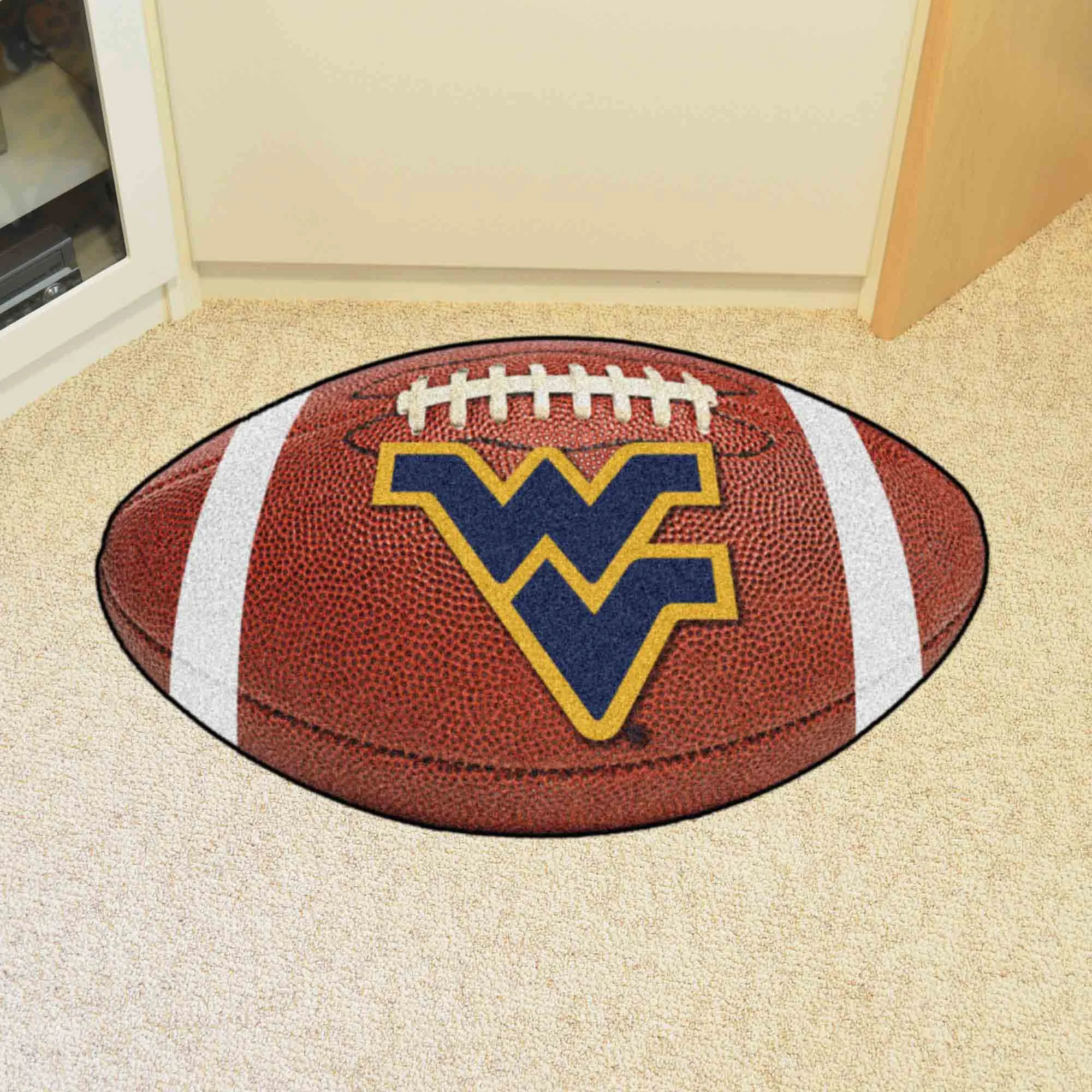 West Virginia University Football Mat