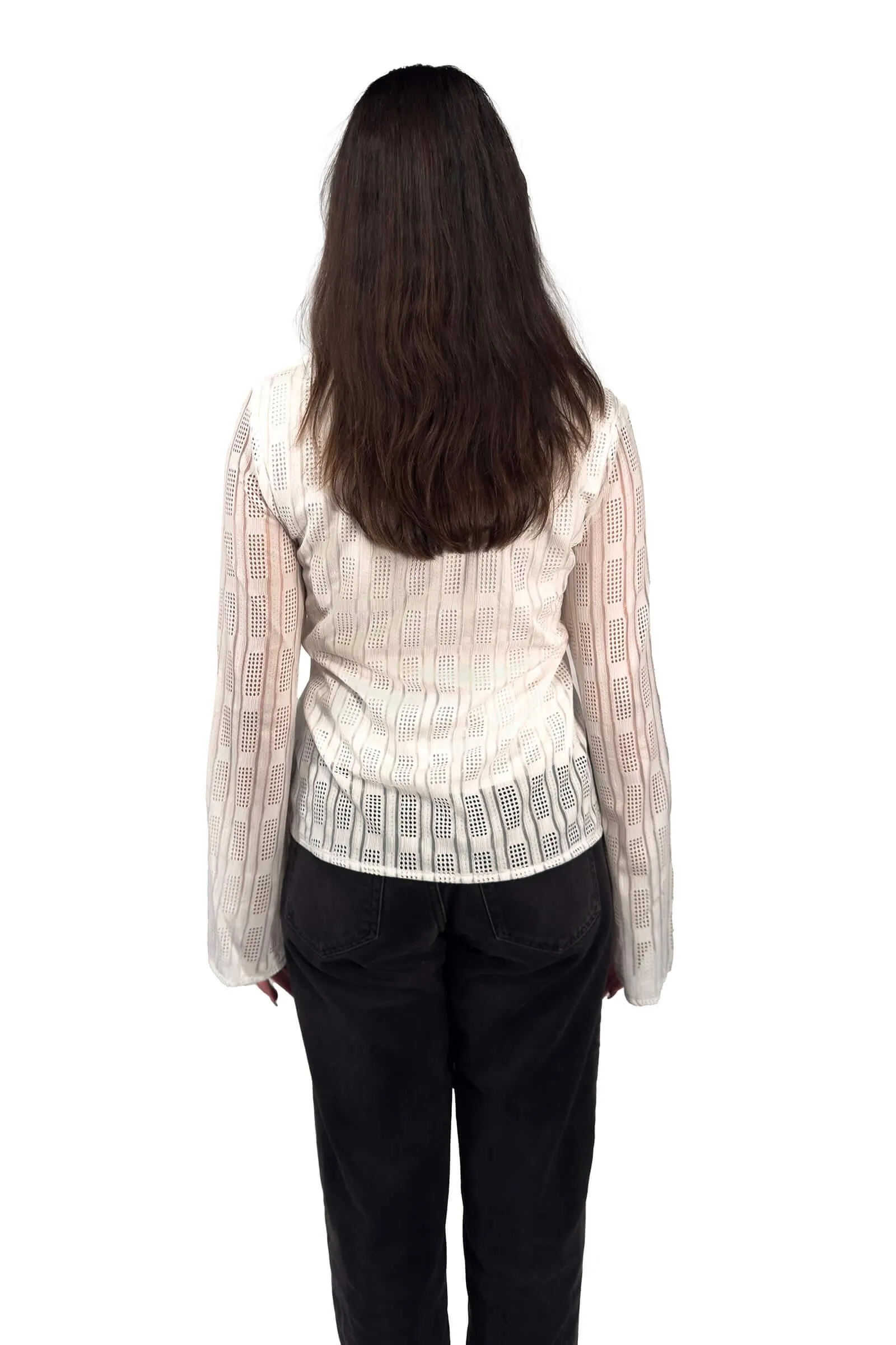 White Knit Breeze Top