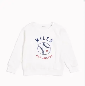 White Terry Sweatshirt