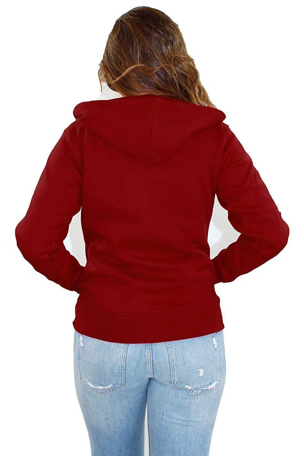 Women Plain Soft Fleece Hoodie