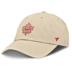 Women's Canada Fanatics Natural 2025 4 Nations Face-Off Adjustable Hat