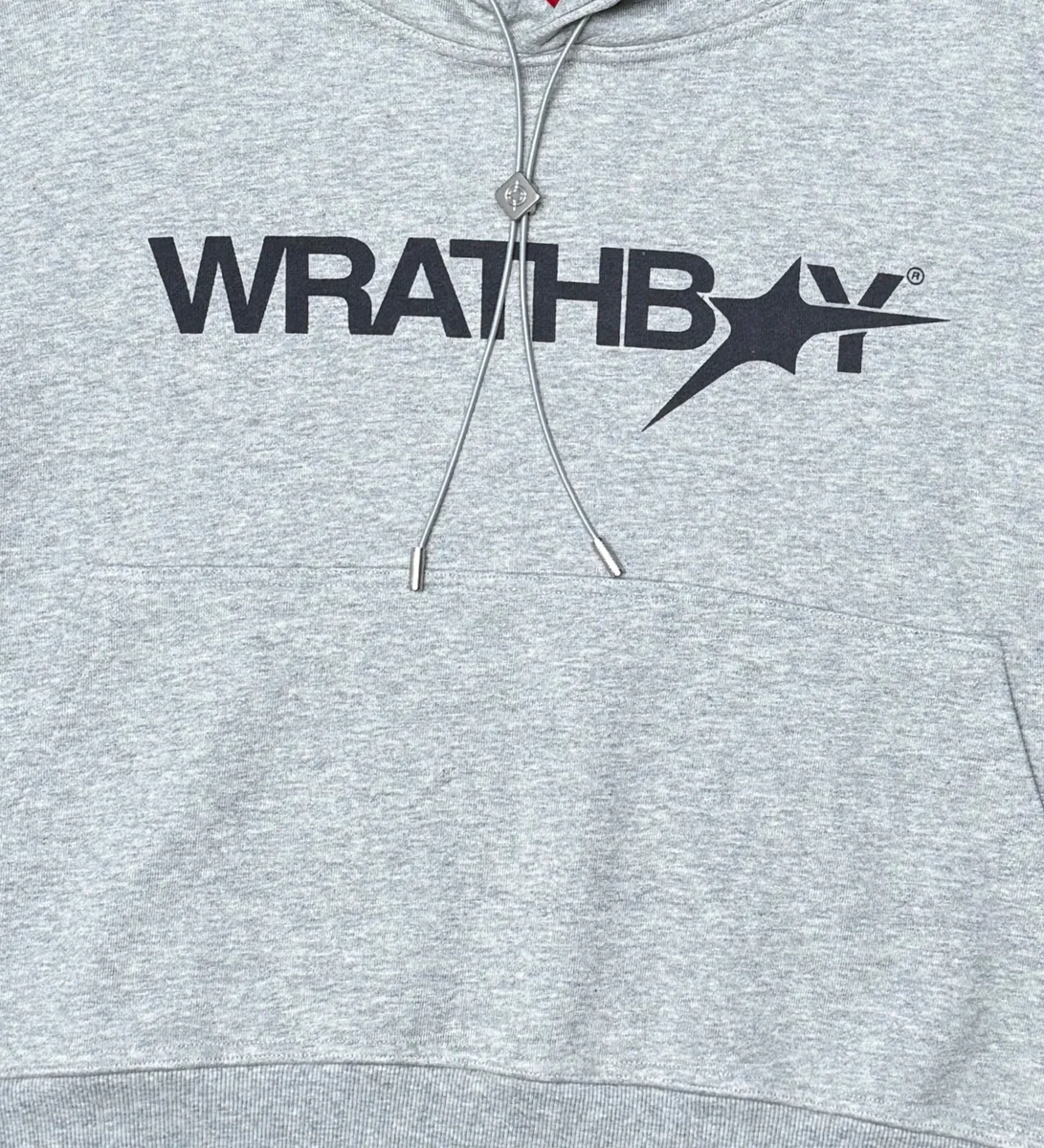 Wrathboy - Death/Glory Crop  Hoodie - Grey