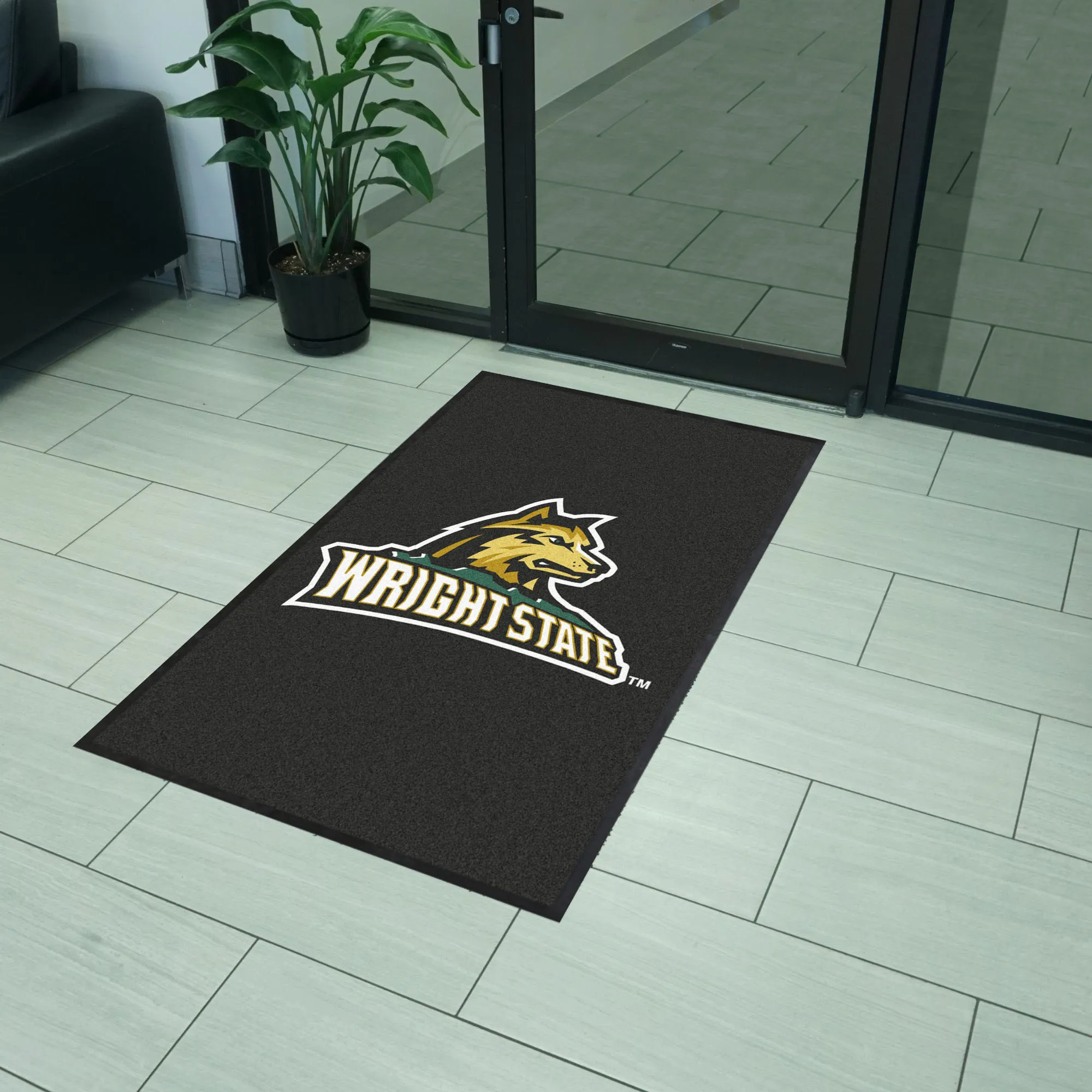 Wright State University 3X5 Logo Mat - Portrait