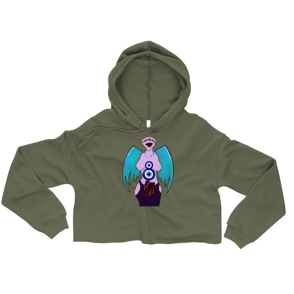 X Mal de Ojo Crop Hoodie