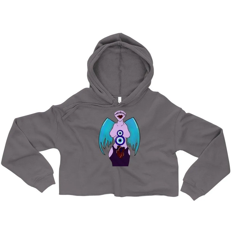 X Mal de Ojo Crop Hoodie
