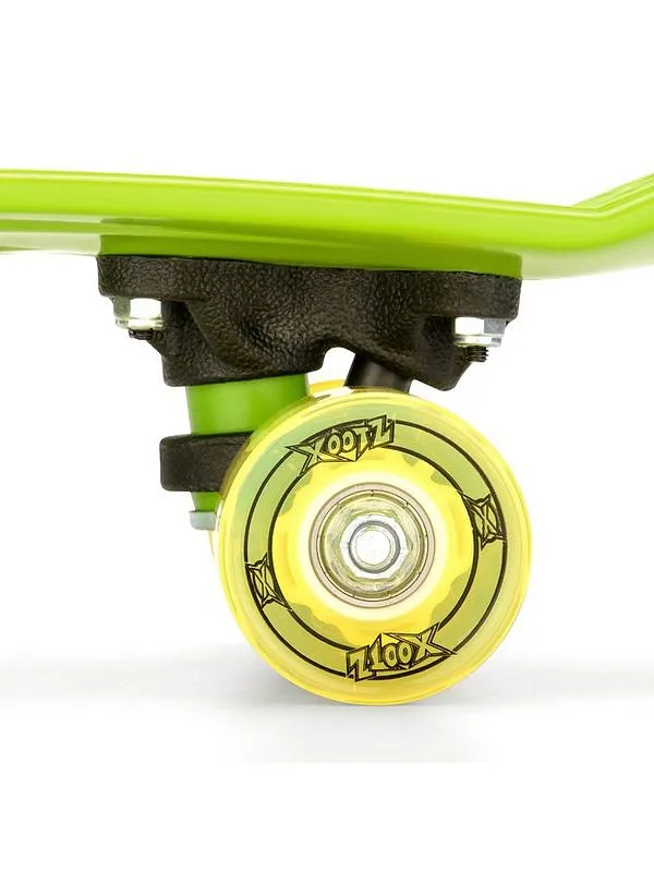 Xootz PP Skateboard LED 22" (Black/Green)