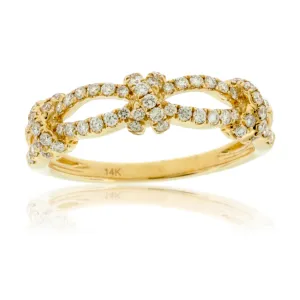 Yellow Gold Diamond Fashion Band