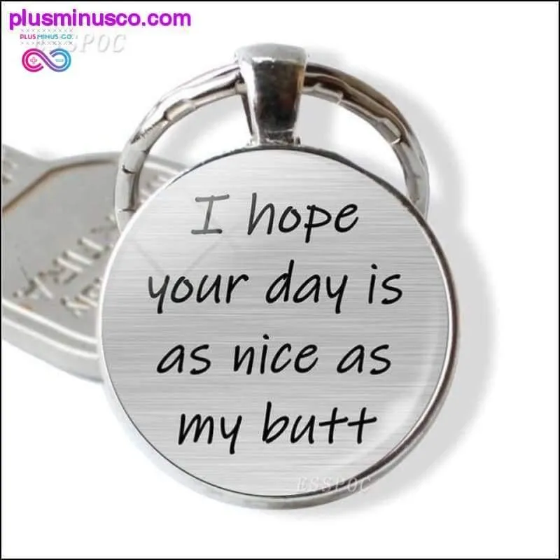 You're My Favorite Asshole Love Quote Key Chain Key Rings