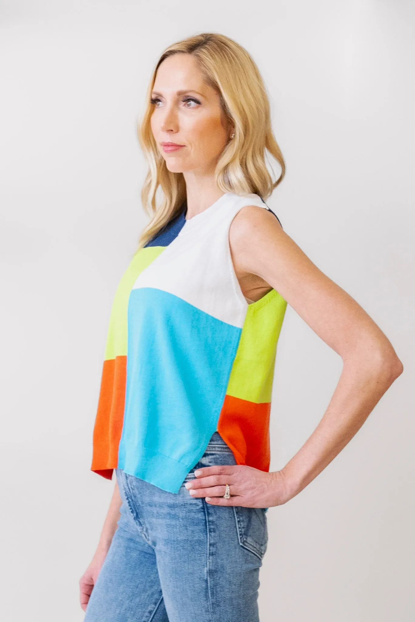 Zaket and Plover Geometric Vest in Sardinia