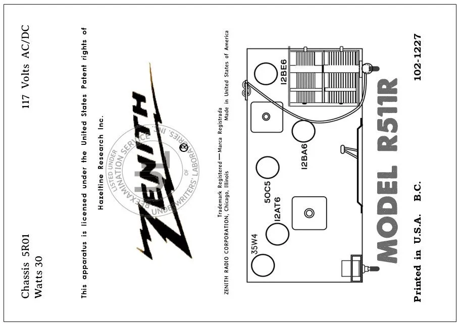 ZENITH-R511R
