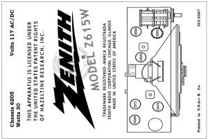 ZENITH-Z615W